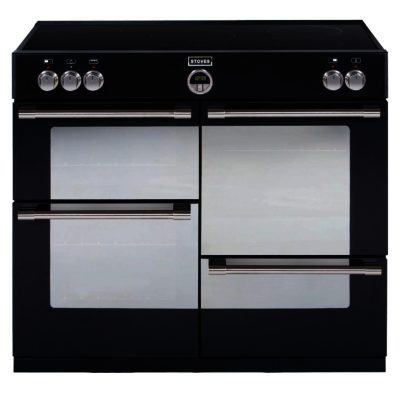 Stoves Sterling 1000EI 100cm Electric Induction Range Cooker in Black Stoves Sterling 1000EI 100cm Electric Induction Range Cooker in Black